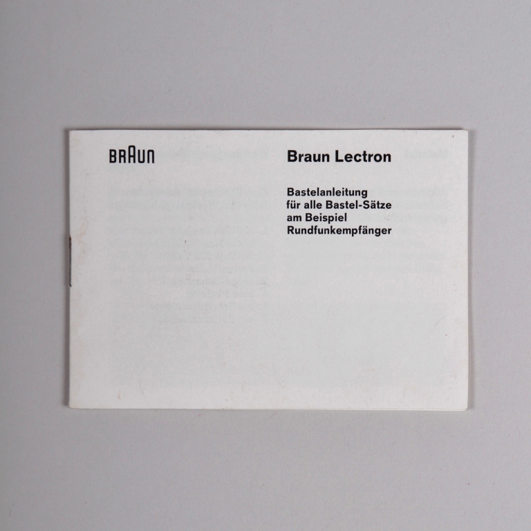 Dieter Rams, Jurgen Greubel: Braun Lectron System | Sgustok Design
